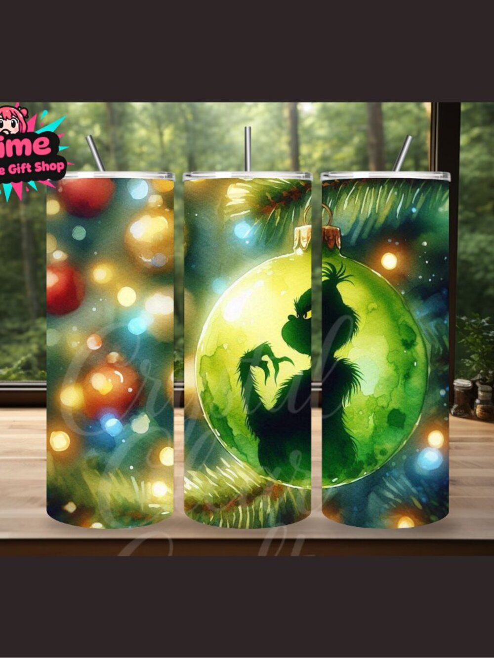 Grinch 20oz Stainless Steel Tumbler